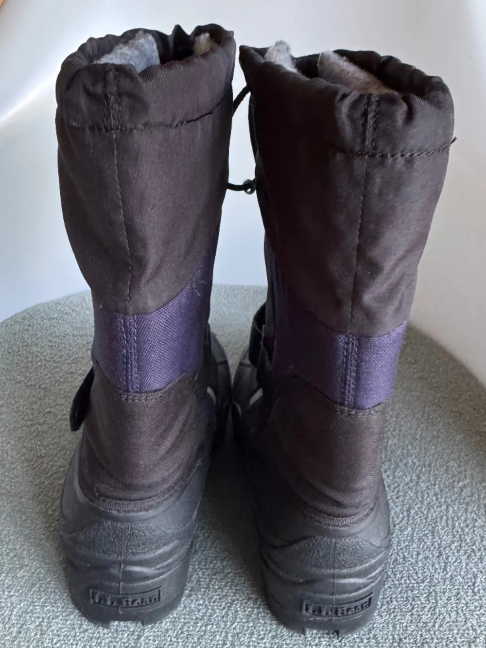 L.L. Bean Kids' Northwoods Boots snow winter boots wool lining